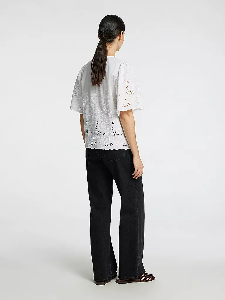 SELECTED FEMME | Bluse SLFDAHLIA BRODERI | Blanco