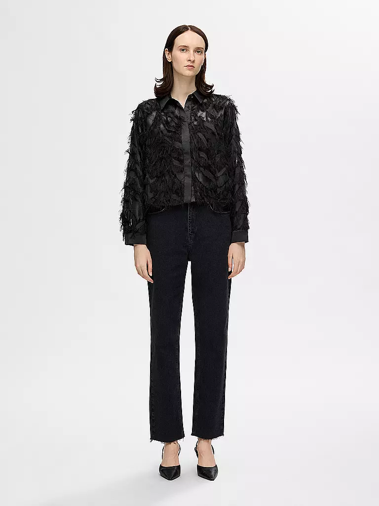 SELECTED FEMME | Bluse SLFMYLINE | Negro