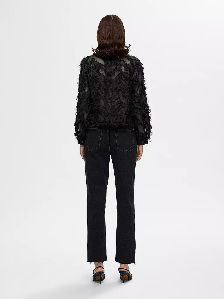 SELECTED FEMME | Bluse SLFMYLINE | Negro