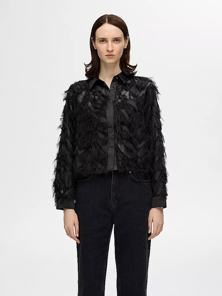 SELECTED FEMME | Bluse SLFMYLINE | Negro
