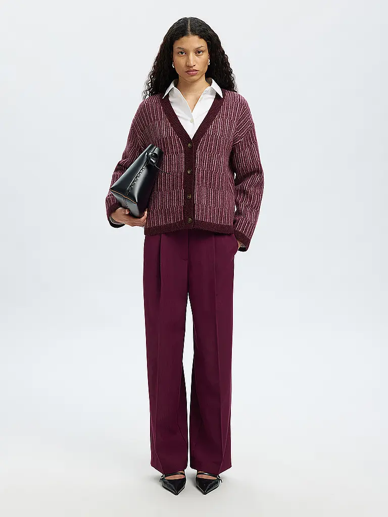 SELECTED FEMME | Cárdigan SLFALVA | Rojo oscuro