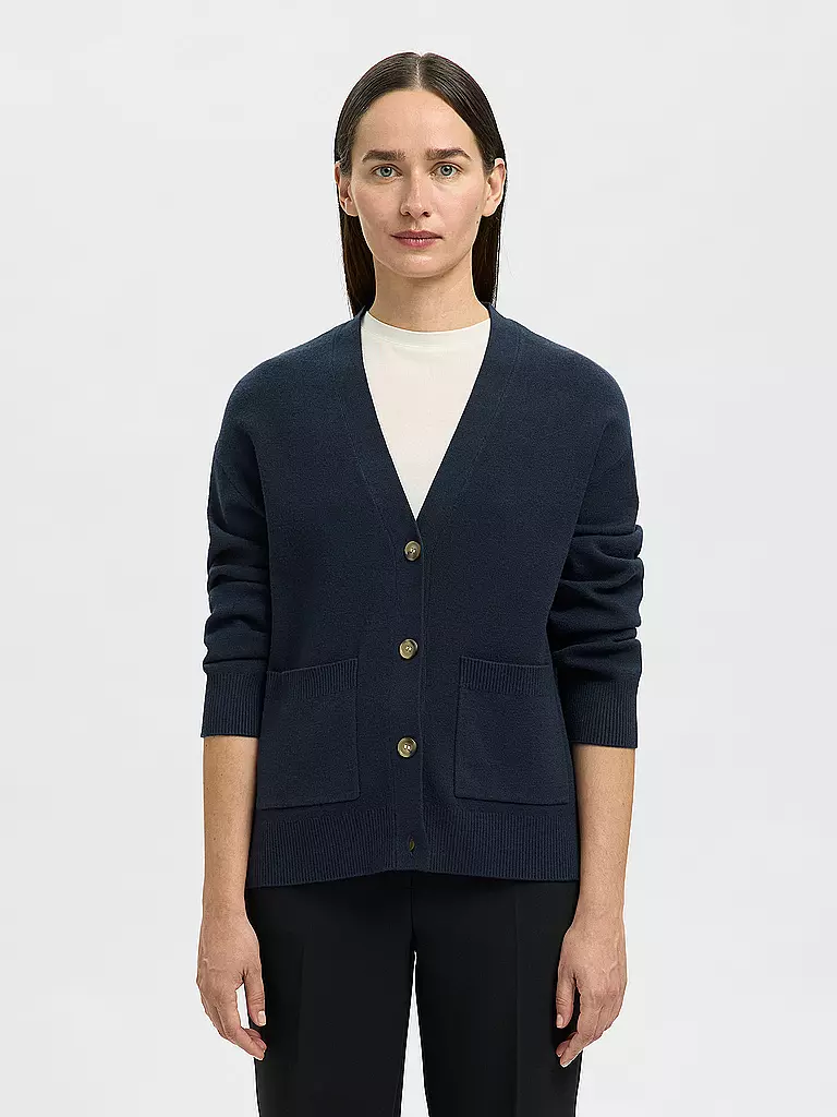 SELECTED FEMME | Cárdigan SLFKAMMA | Azul oscuro