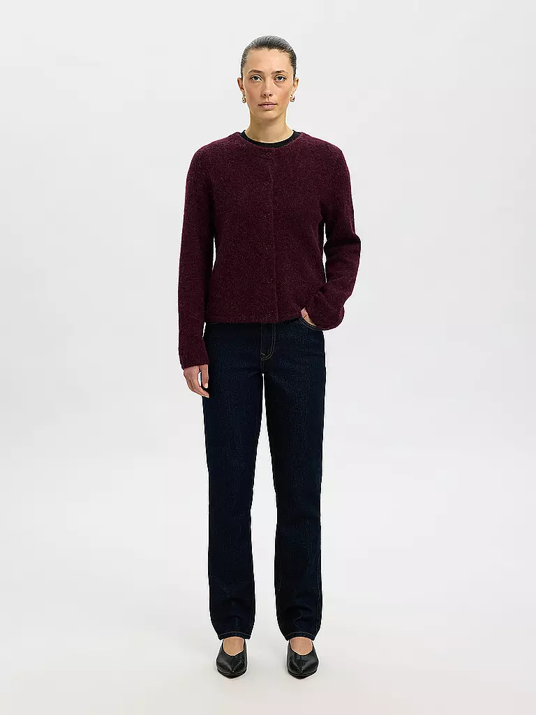 SELECTED FEMME | Cárdigan SLFLULU | Rojo oscuro