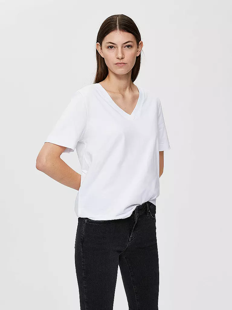 SELECTED FEMME | Camiseta "SLFSTANDARD" | Blanco