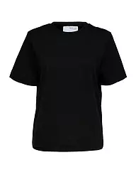 SELECTED FEMME | Camiseta Boxy Fit SLFESSENTIAL | Negro
