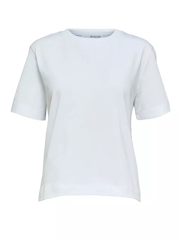 SELECTED FEMME | Camiseta Boxy Fit SLFESSENTIAL | Blanco