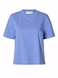 SELECTED FEMME | Camiseta Boxy Fit SLFESSENTIAL | Azul