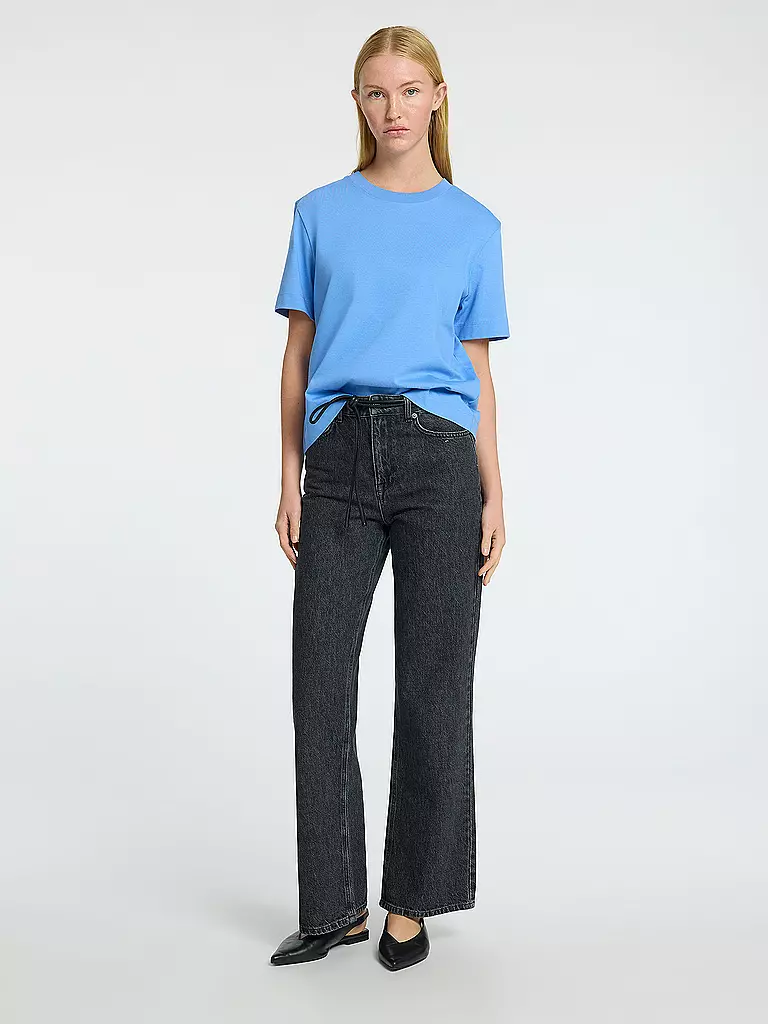 SELECTED FEMME | Camiseta corte cuadrado SLFESSENTIAL | Azul