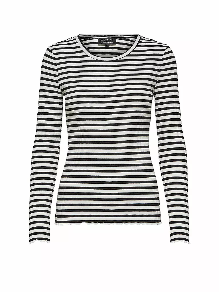 SELECTED FEMME | Camiseta de manga larga SLFANNA | Negro