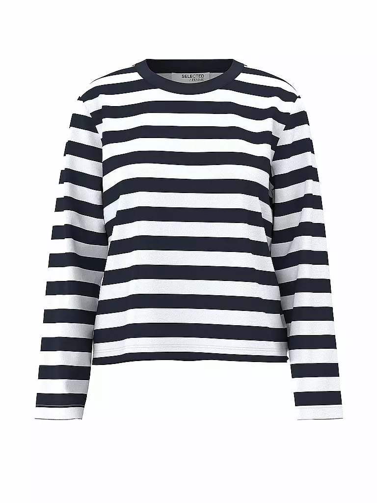 SELECTED FEMME | Camiseta de manga larga SLFESSENTIAL | Azul oscuro