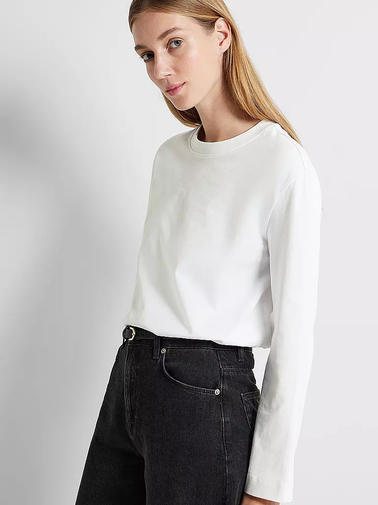 SELECTED FEMME | Camiseta de manga larga SLFESSENTIAL | Blanco