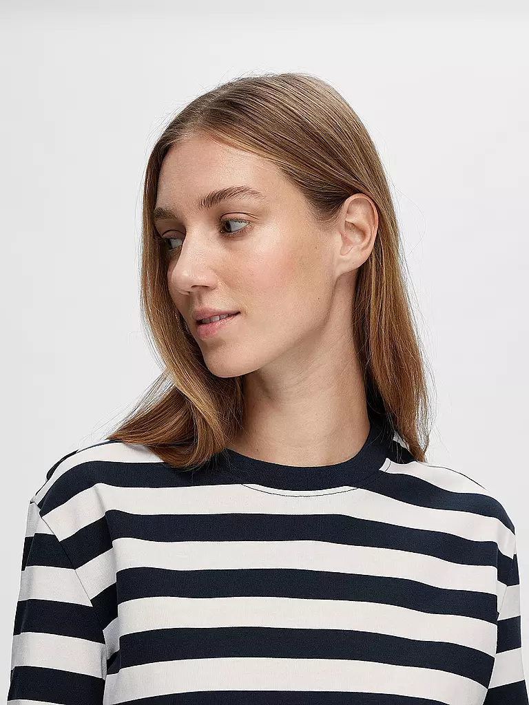 SELECTED FEMME | Camiseta de manga larga SLFESSENTIAL | Azul oscuro
