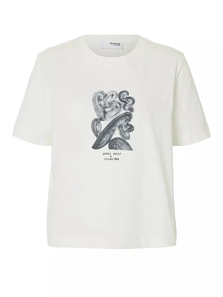 SELECTED FEMME | Camiseta SLFESSENTIAL | Blanco