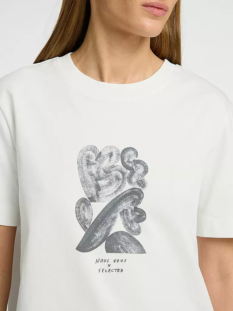 SELECTED FEMME | Camiseta SLFESSENTIAL | Blanco