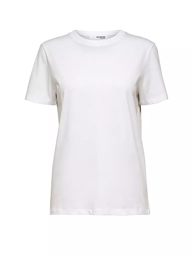 SELECTED FEMME | Camiseta SLFMYESSENTIAL | Blanco