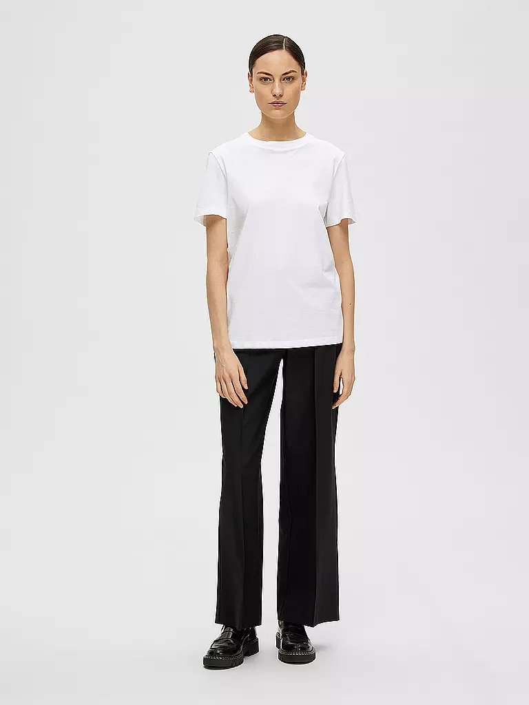 SELECTED FEMME | Camiseta SLFMYESSENTIAL | Blanco