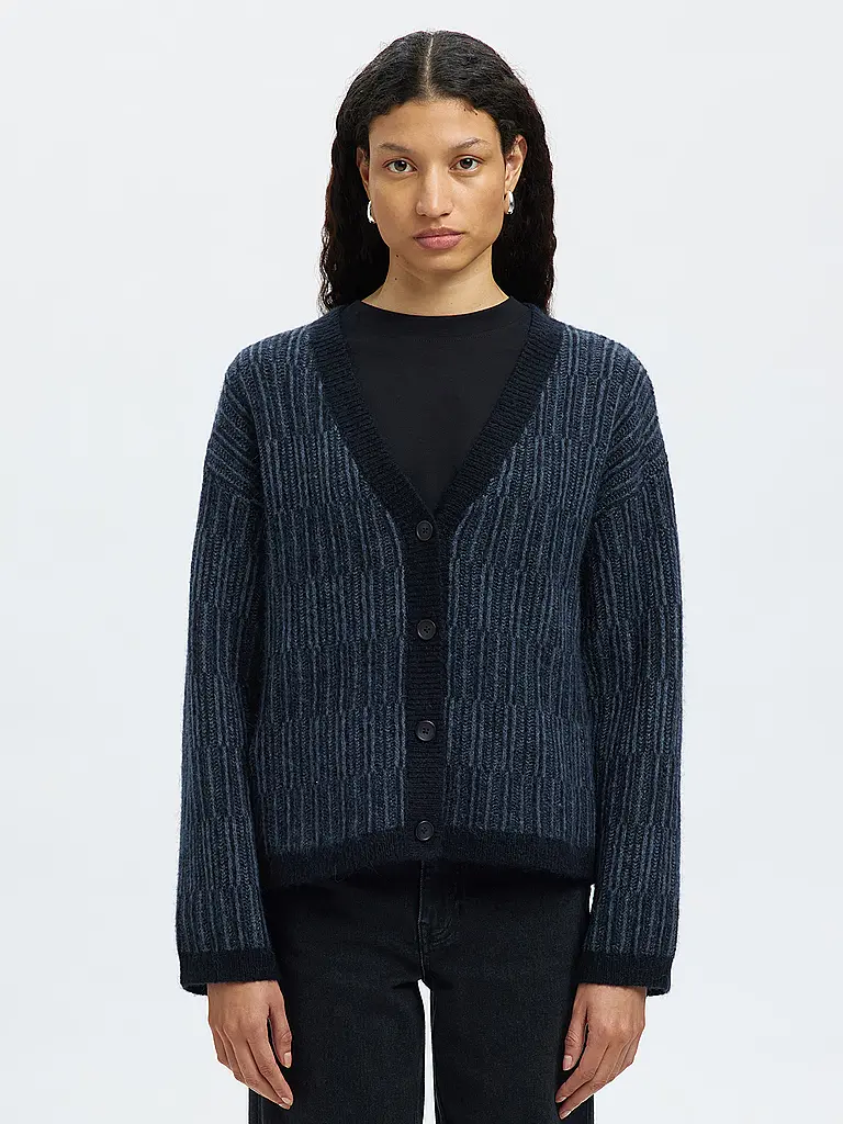 SELECTED FEMME | Cardigan SLFALVA | Azul oscuro