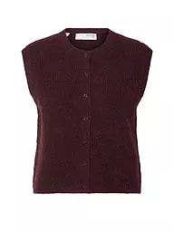 SELECTED FEMME | Chaleco SLFLULU | Rojo oscuro