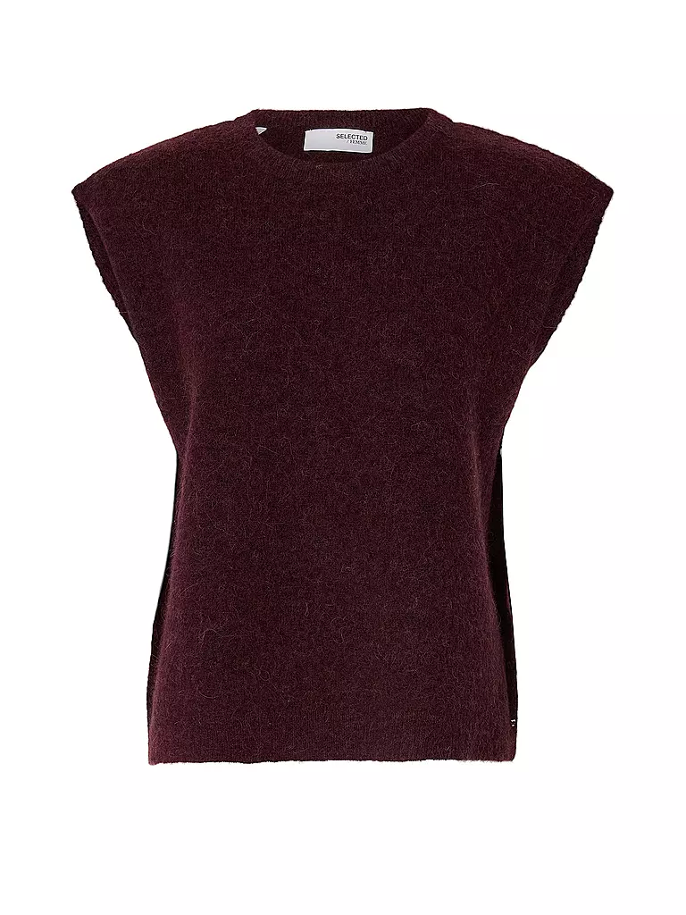SELECTED FEMME | Chaleco SLFLULU | Rojo oscuro
