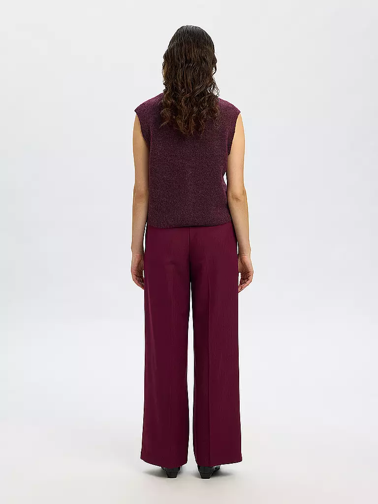 SELECTED FEMME | Chaleco SLFLULU | Rojo oscuro