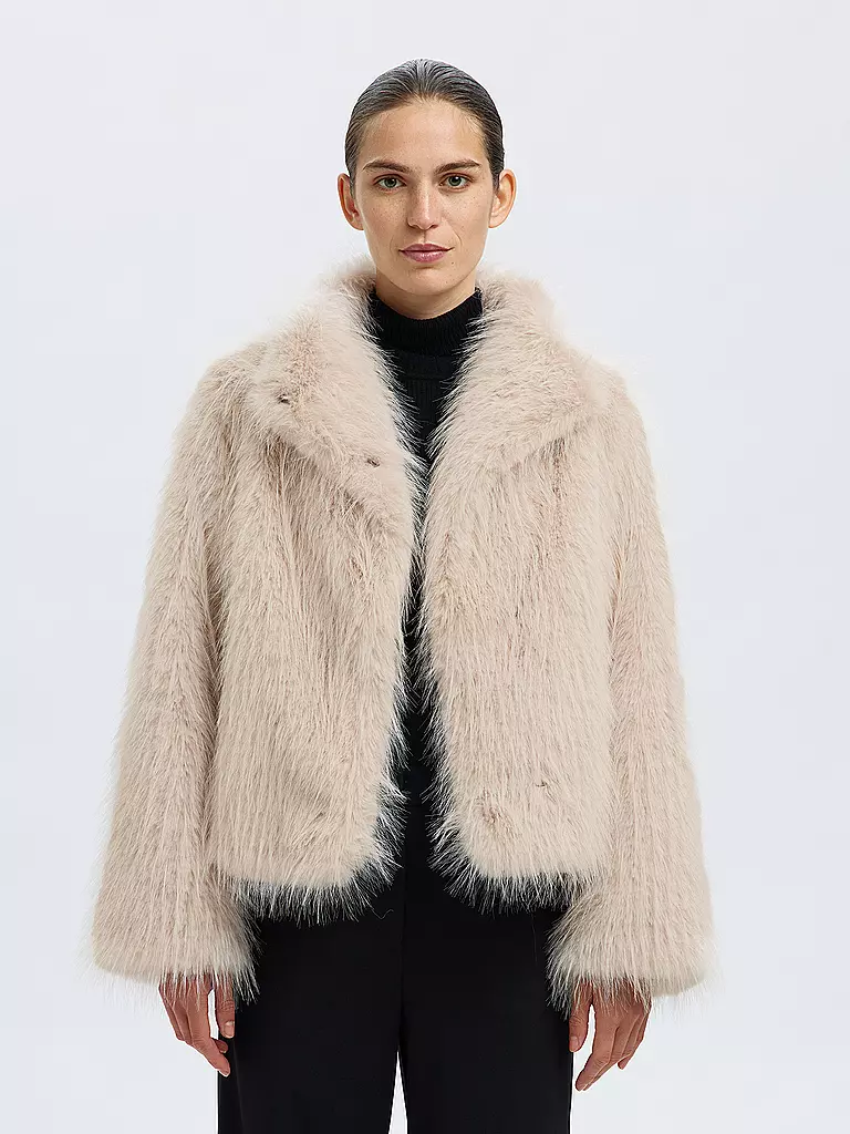SELECTED FEMME | Chaqueta con aspecto de piel | 