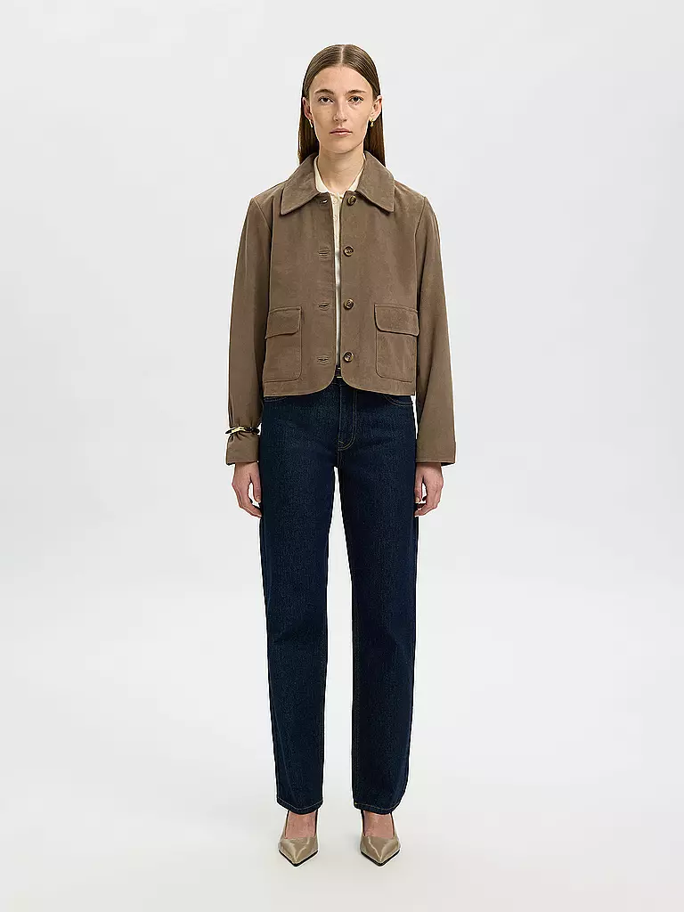 SELECTED FEMME | Chaqueta de cuero SLFKAYA SUEDE | 