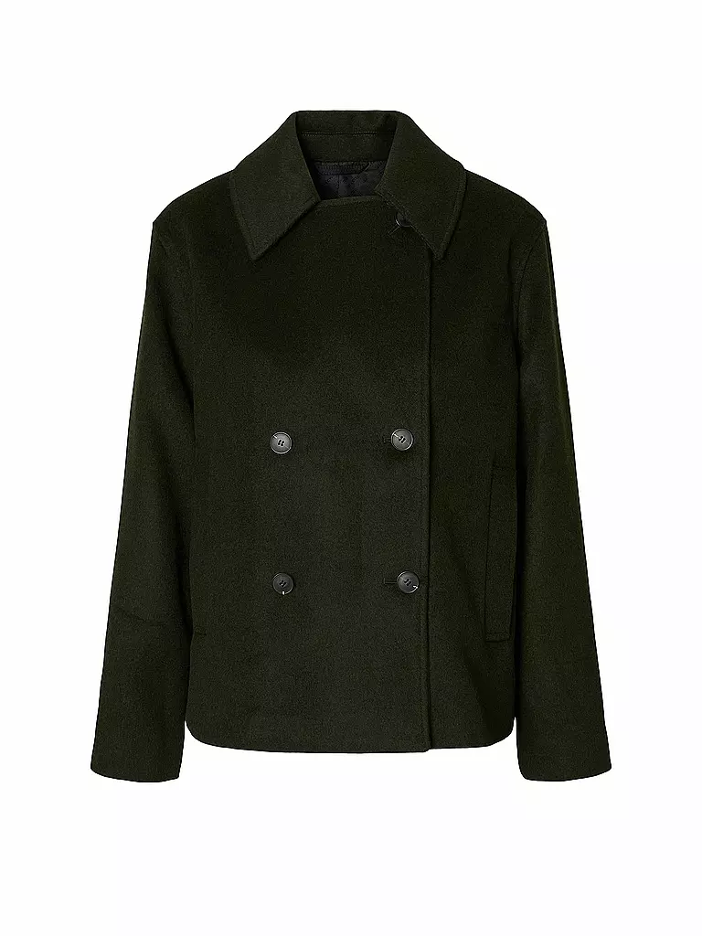 SELECTED FEMME | Chaqueta de lana SLFALMA | Oliva