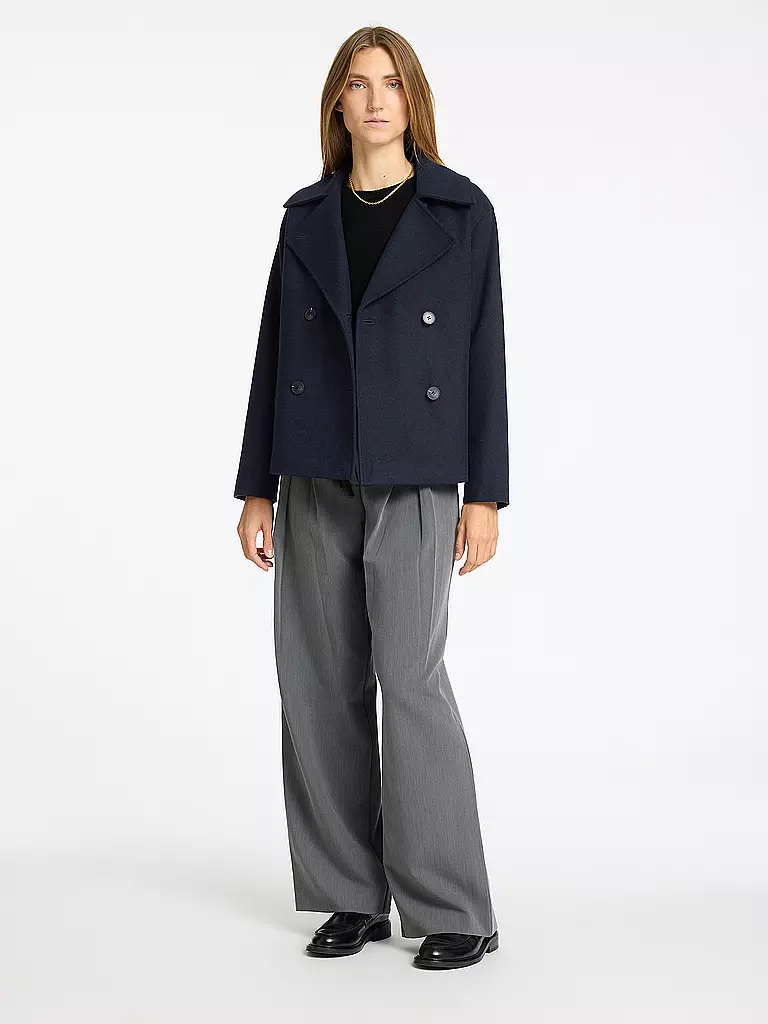 SELECTED FEMME | Chaqueta de lana SLFALMA | Azul oscuro