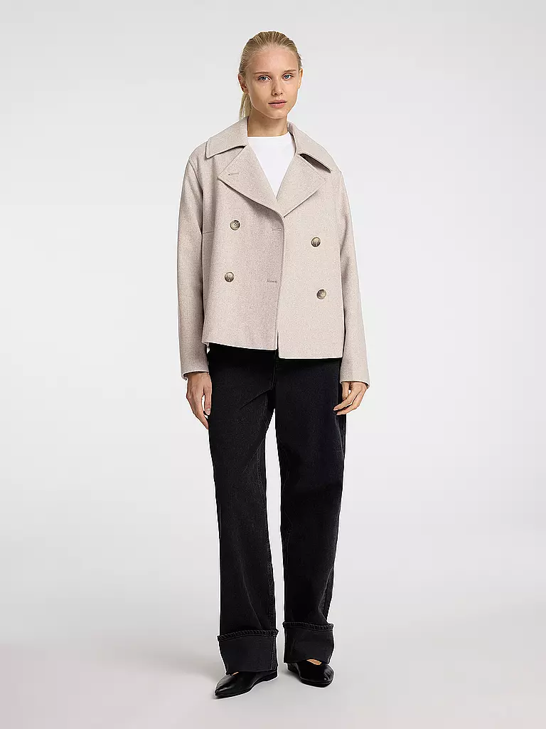 SELECTED FEMME | Chaqueta de lana SLFALMA | Beige