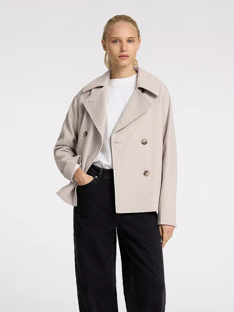 SELECTED FEMME | Chaqueta de lana SLFALMA | Beige