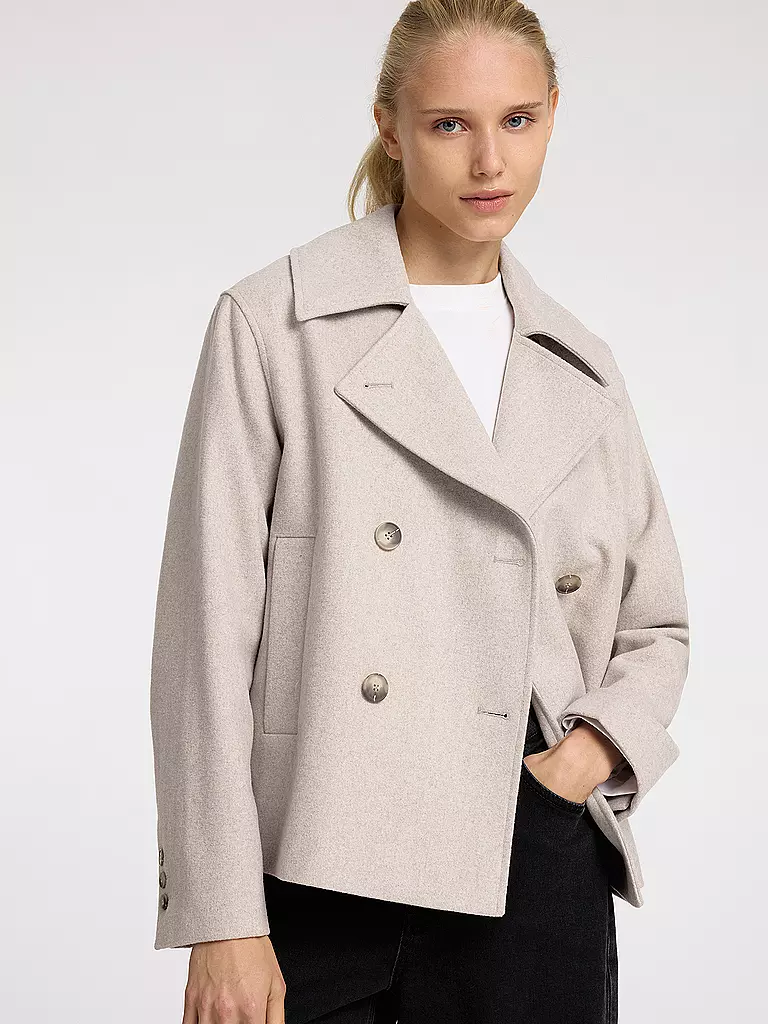 SELECTED FEMME | Chaqueta de lana SLFALMA | Beige