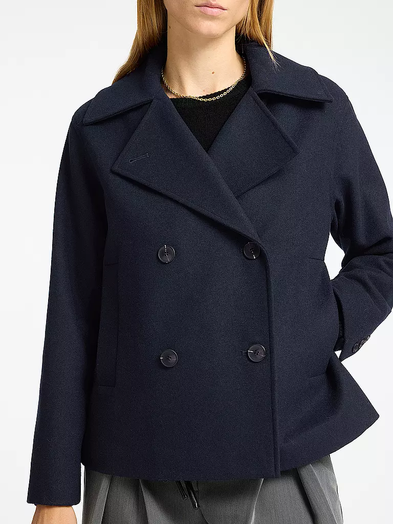 SELECTED FEMME | Chaqueta de lana SLFALMA | Azul oscuro