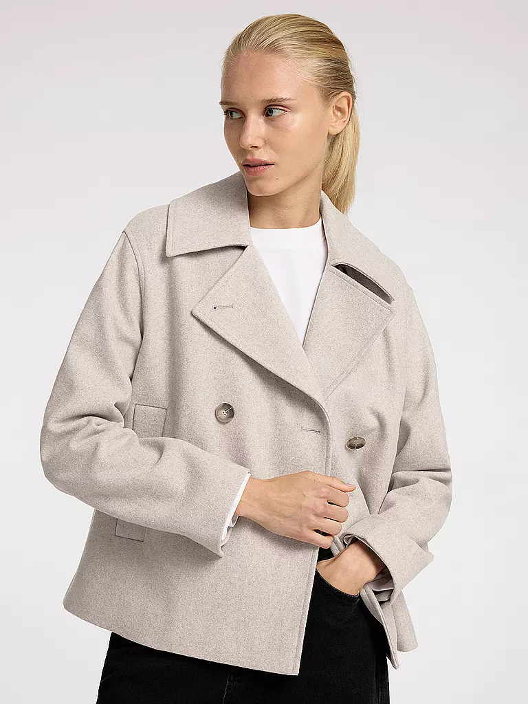 SELECTED FEMME | Chaqueta de lana SLFALMA | Beige