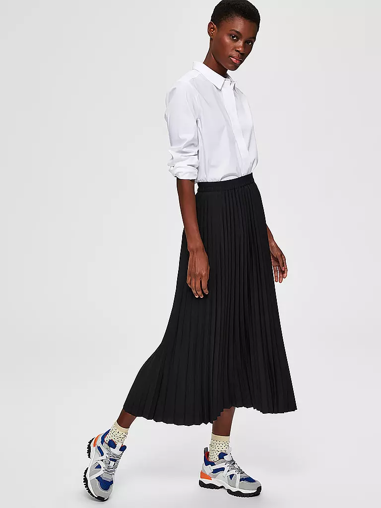 SELECTED FEMME | Falda plisada | Negro