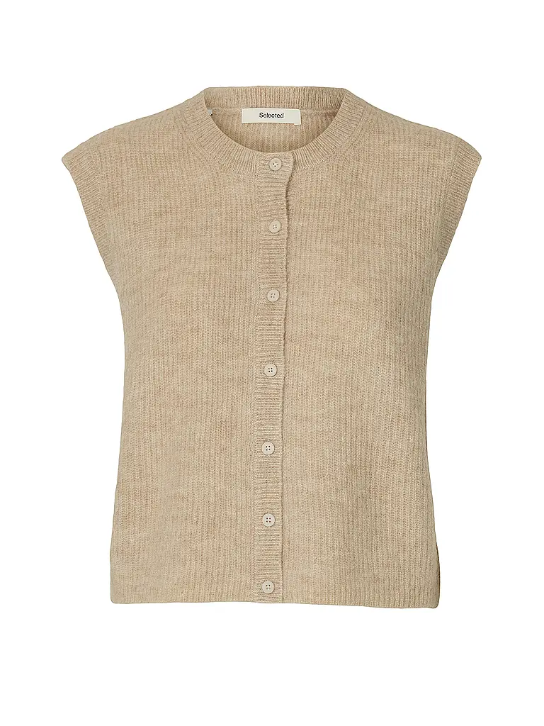 SELECTED FEMME | Gilet SLFLULU
Marca: SELECTED FEMME
Color: crema
Categorías: Moda,Damen

Largo de la manga: sin mangas
Escote: Cuello redondo
Material: Lana,Stretch
Diseño: Liso
Corte (Prenda exterior): Regular | Crema