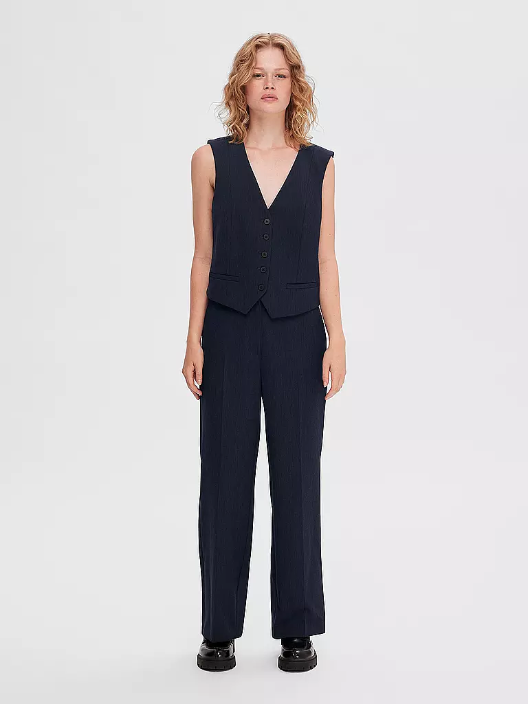 SELECTED FEMME | Gilet SLFRITA | Azul oscuro