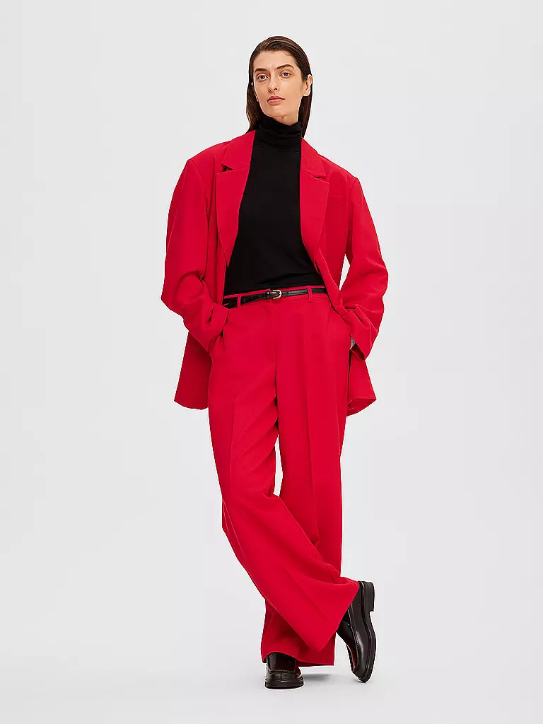 SELECTED FEMME | Highwaist Businesshose  SLFELIANA-MAGGIE | Rojo