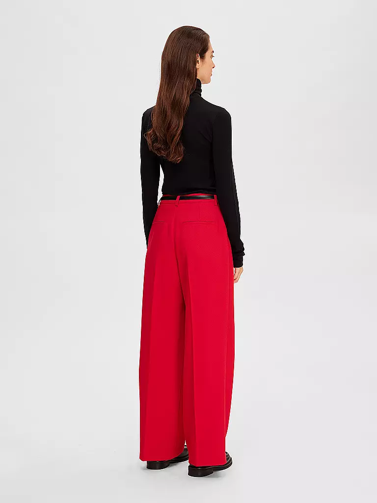 SELECTED FEMME | Highwaist Businesshose  SLFELIANA-MAGGIE | Rojo