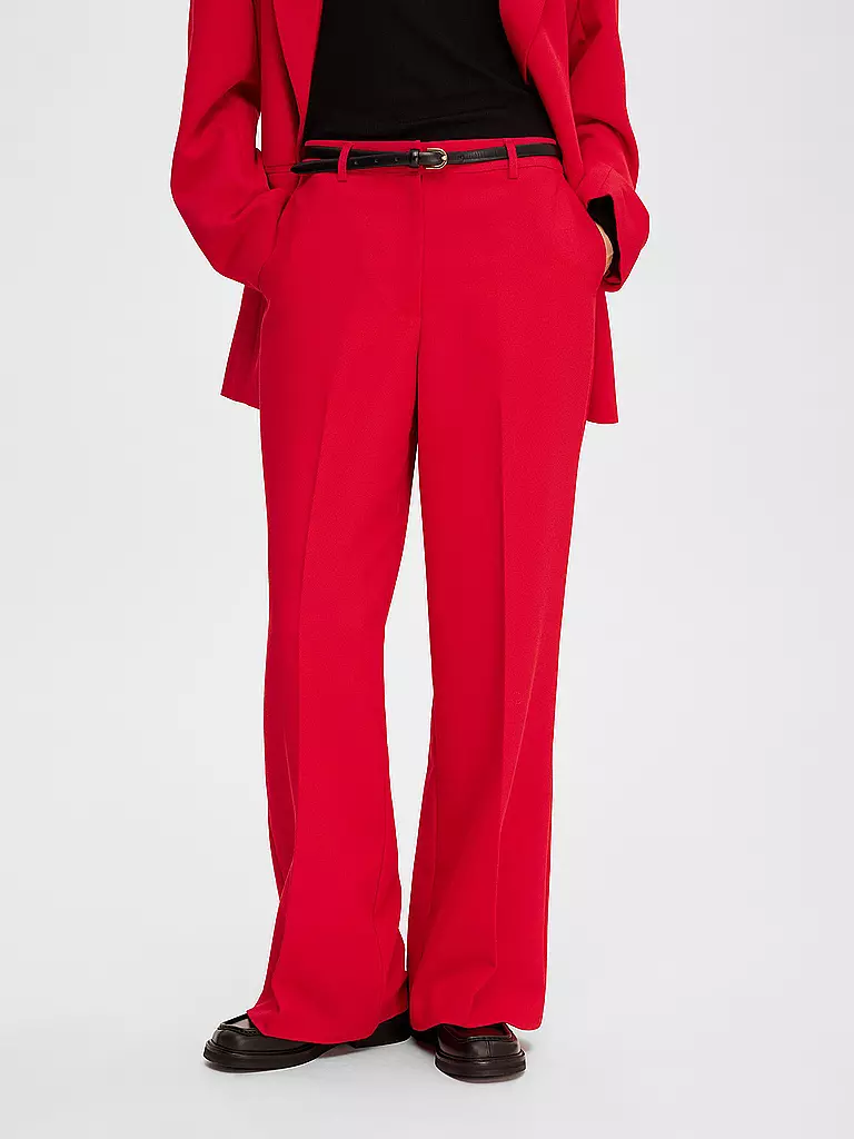 SELECTED FEMME | Highwaist Businesshose  SLFELIANA-MAGGIE | Rojo