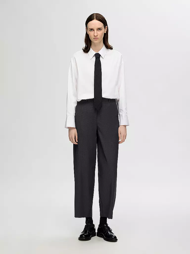 SELECTED FEMME | Highwaist Hose SLFLUAH  | Gris