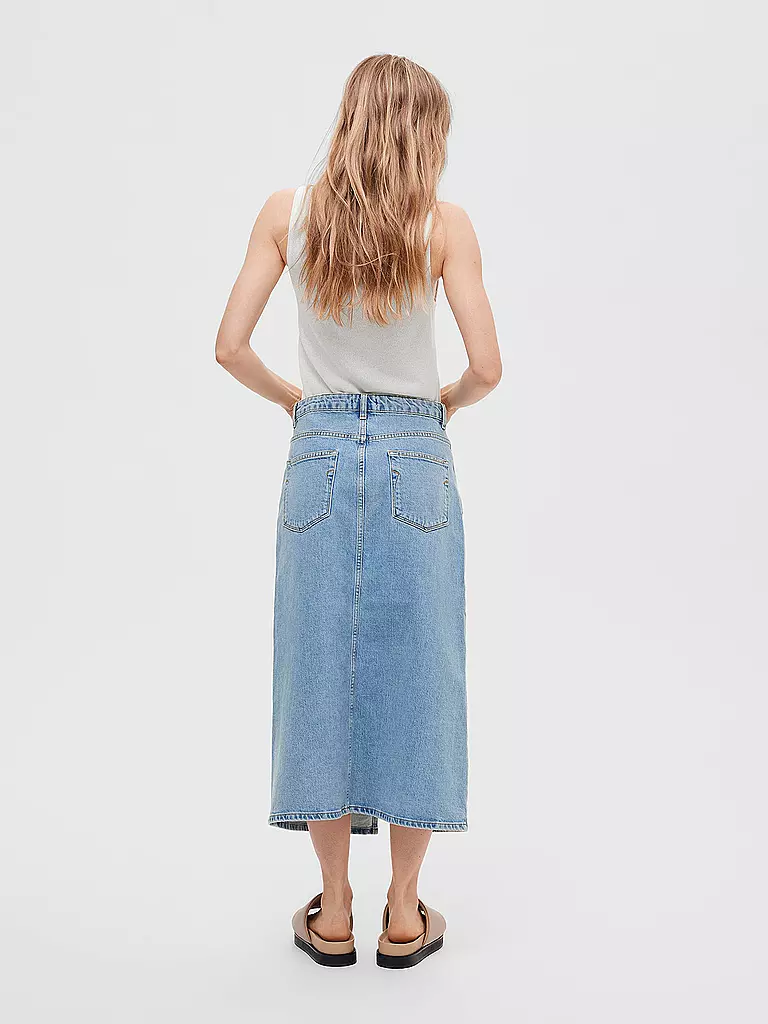SELECTED FEMME | Jeansrock SLFKRISTA-GERDA | Azul claro