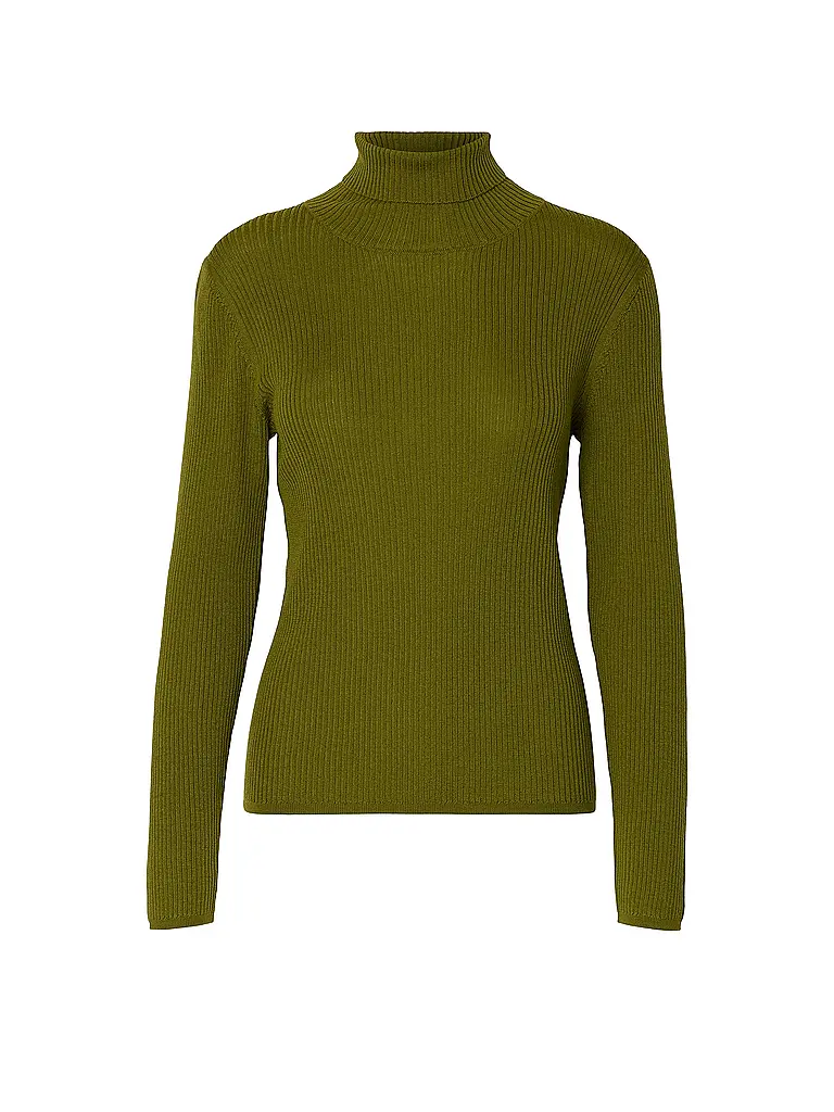 SELECTED FEMME | Jersey de cuello alto SLFTHEA | Oliva