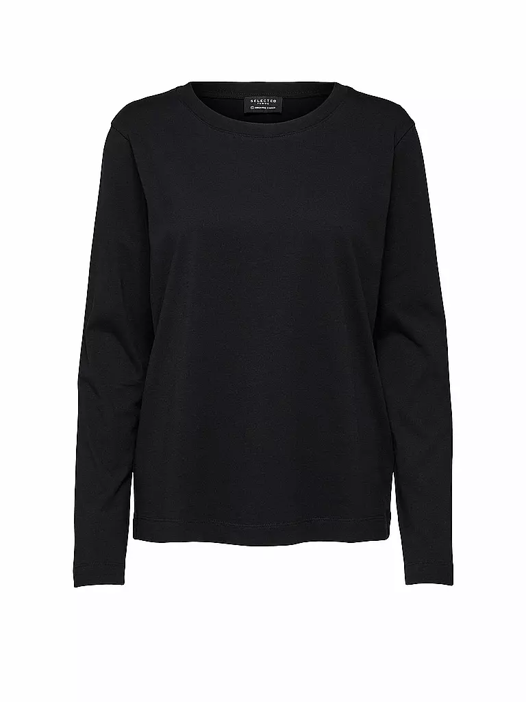 SELECTED FEMME | Langarmshirt " SLFSTANDARD " | Negro