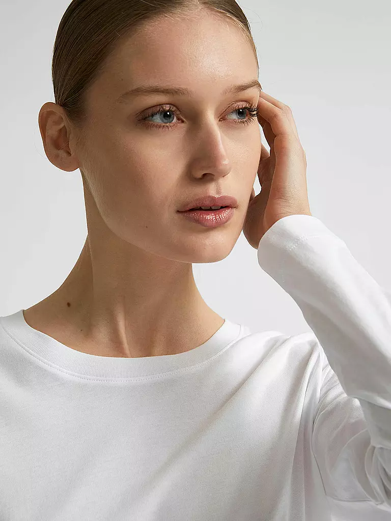 SELECTED FEMME | Langarmshirt " SLFSTANDARD " | Blanco