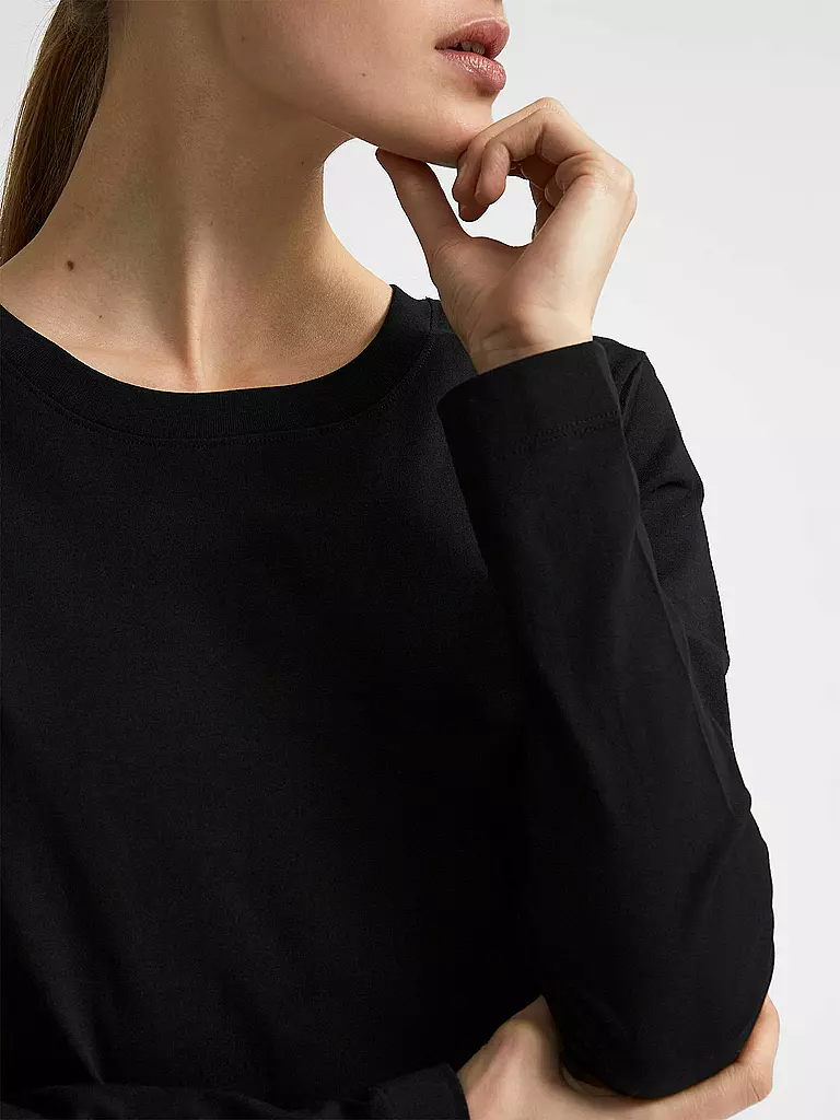 SELECTED FEMME | Langarmshirt " SLFSTANDARD " | Negro
