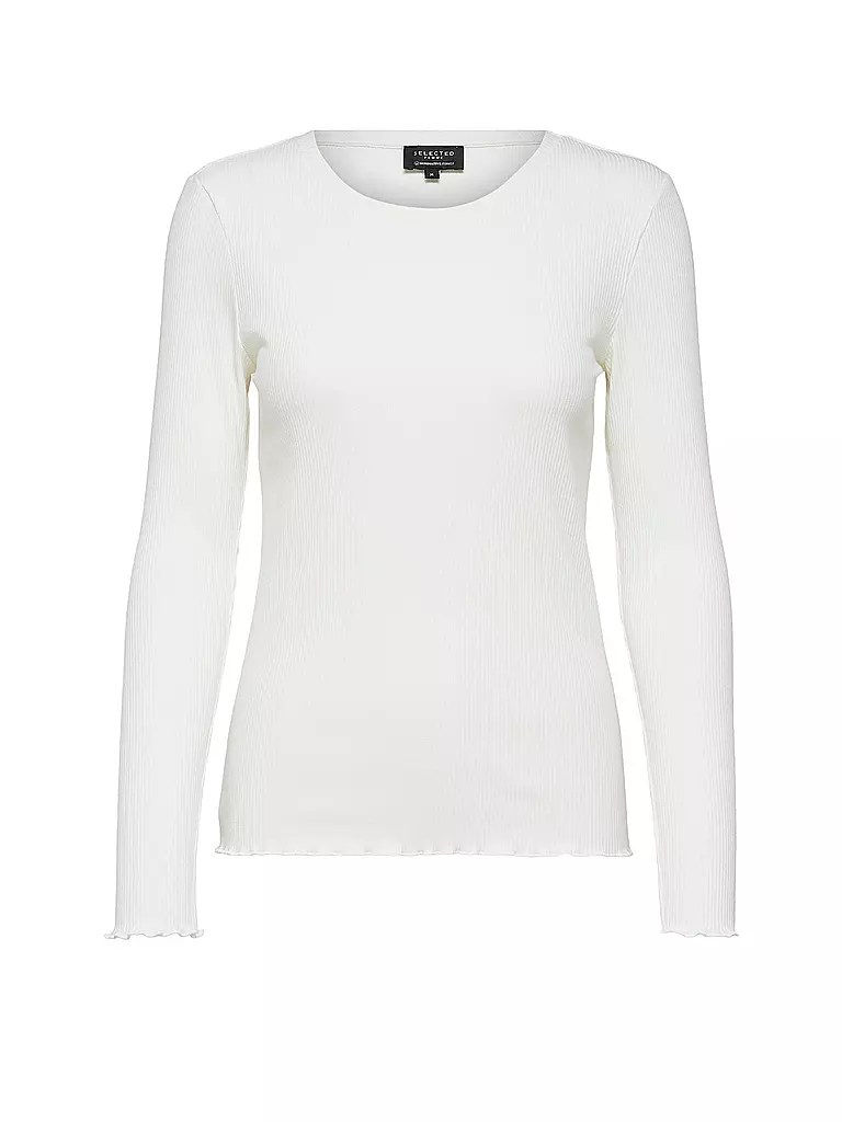 SELECTED FEMME | Langarmshirt SLFANNA | Blanco