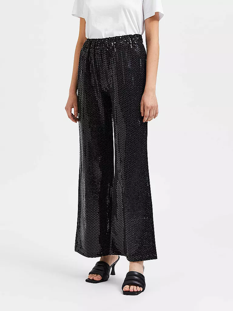 SELECTED FEMME | Marlenehose SLFSANDY | Negro