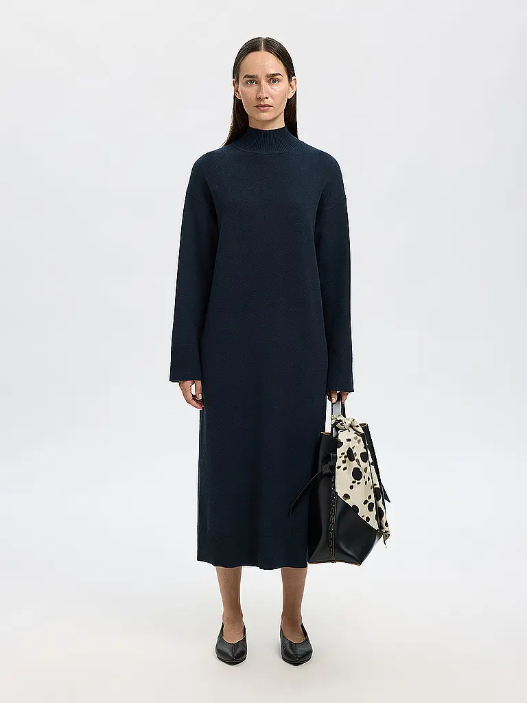 SELECTED FEMME | Midikleid SLFKAMMA | Azul oscuro