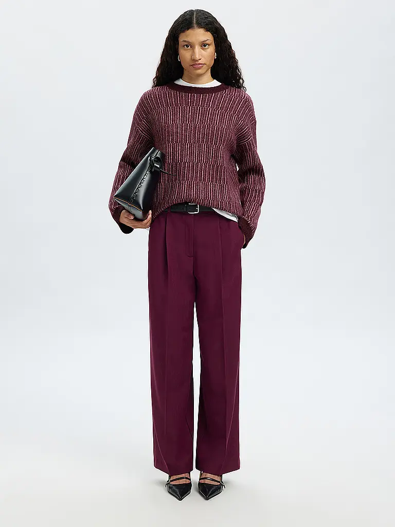 SELECTED FEMME | Nombre del producto: Jersey SLFALVA | Rojo oscuro