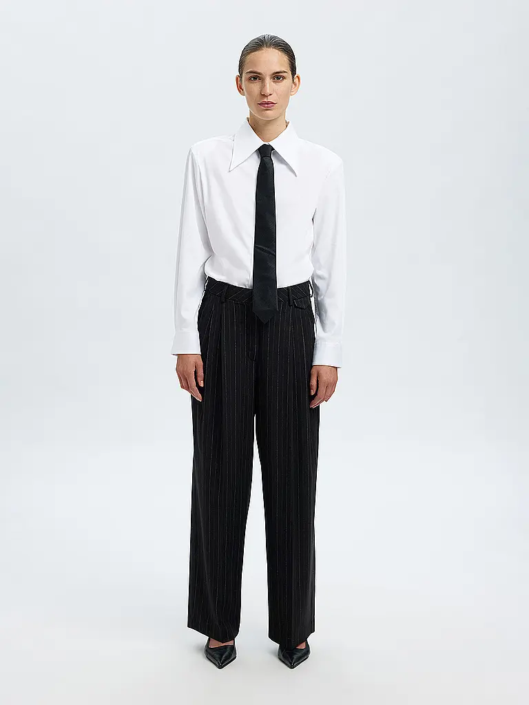 SELECTED FEMME | Pantalón Marlene SLFMALIA MANTECO | Negro
